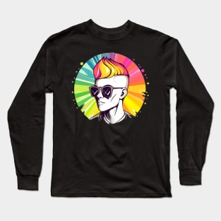 Human diverse queer LGBTQ+ designs - Show pride and diversity. Long Sleeve T-Shirt